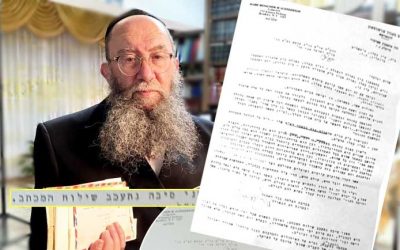 Rav Israël Glitzenstein : « Le Rabbi avait prévu que je recevrai sa lettre 43 ans plus tard »