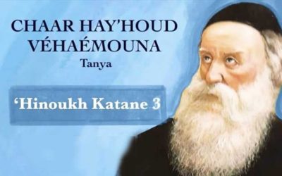 Tanya – Hinouh Katan – 3ème partie