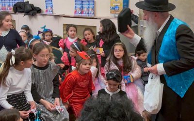 EN IMAGES. Plus de 130 enfants à la Fête de Pourim au Beth Haya Mouchka