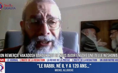 Radio Qualita “Le Rabbi, né il y a 120 ans…” – Michel Allouch invité de la rédaction