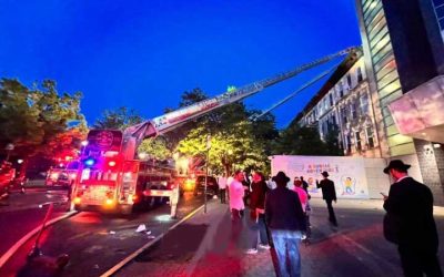 Crown Heights : Incendie dans l’immeuble adjacent au Musée des enfants juifs sur Eastern Parkway