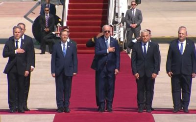 Le président américain Joe Biden a atterri en Israël pour sa première visite officielle