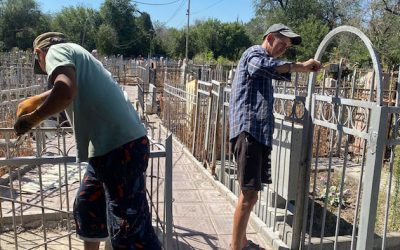 A quelques jours de la Hilloula de Rabbi Levi Its’hak : série de rénovations sur la tombe du père du Rabbi à Alma Ata