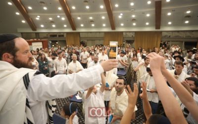 EN IMAGES. Yom Kippour et séminaire de 48 heures pour 300 étudiants de Chabad on Campus Israël