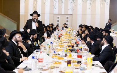 EN IMAGES. Soirée Mélavé Malka pour les Chlou&rsquo;him du Beth Loubavitch