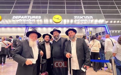Aéroport Ben-Gurion : Les émissaires du Rabbi en Erets Israel se rendent au Kinous Hachlouhim