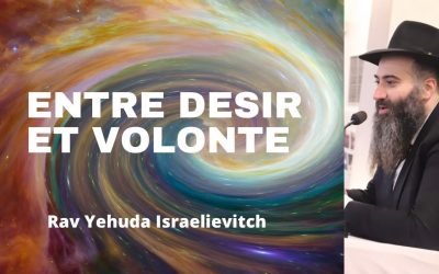 Entre désire et volonté – Tanya du jour 19 Hechvan 5783 – 13/11/22 – Rav Yehuda Israelievitch