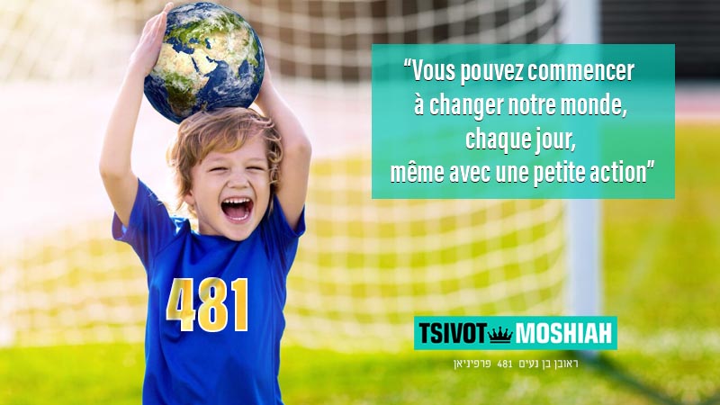 Hassidout pour les enfants – Mikets # 2 : «Vous pouvez commencer à changer notre monde !»