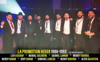 Photo du jour : La promotion du Heder Loubavitch de Paris 1986-1993