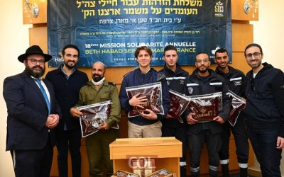Le Beth Habad de Seine-et-Marne offre 120 paires de Téfilines aux soldats de Tsahal