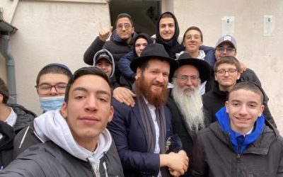 Le Rav Sillam en tournée dans les Institutions du Rabbi de la Région Parisienne