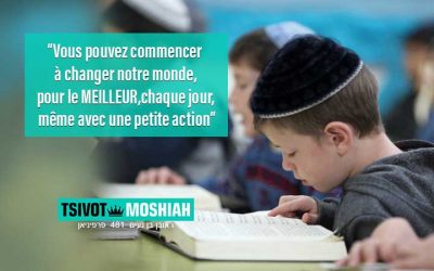 Hassidout pour les enfants – Michpatim #2 : «Vous pouvez commencer à changer notre monde pour le meilleur !»