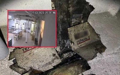 Moment de frayeur : un drone russe explose près de la fabrique de Matsot Loubavitch à Dnipro