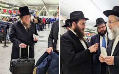 Deux leaders spirituels unis pour une expérience inspirante au stand Habad de l’aéroport JFK à New York