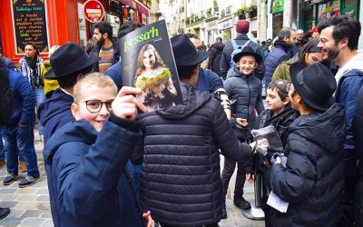 Mivtsaïm avant la fête de Pessa’h à la rue des Rosiers : une tradition vivante du Beth Loubavitch