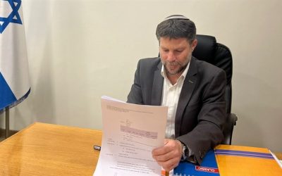 Le ministre des Finances israélien, Bezalel Smotrich, a annoncé l’annulation de la taxe sur les boissons sucrées la vaisselle jetable