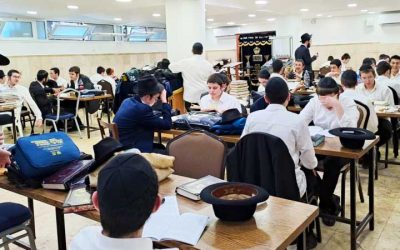 La ferveur de l’étude de Bein Hazmanim de Pessah à la Yéchiva de Kfar Habad