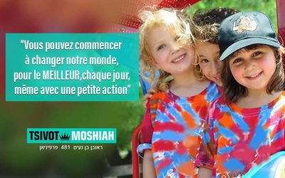 Hassidout pour les enfants – Vayakhel Pékoudei #4: «Vous pouvez commencer à changer notre monde pour le meilleur !»