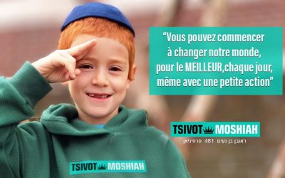 Hassidout pour les enfants – Tétsavé #4: «Vous pouvez commencer à changer notre monde pour le meilleur !»