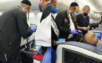 New York : Un juif Hassidique honoré pour avoir sauvé un passager lors d’un vol vers la Floride