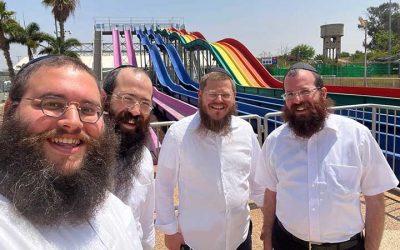 Israël : Préparation pour l’été: l’équipe de direction du groupe ‘les Panassaïm’ visitent dans l’un des plus grands parcs du pays
