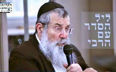 Fascinant : Le Rav Yossef Its’hak Ofen décrit avec émotion le Seder de Pessa’h avec le Rabbi (hébreu)