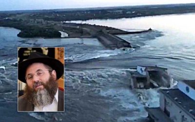 Le barrage de Nova Kakhovka partiellement détruit : la Fédération des Communautés juives d’Ukraine se mobilise