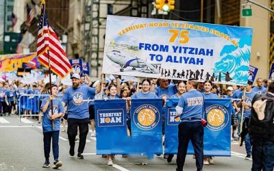 Manhattan : Habad organise une opération Téfillines lors de la parade de soutien à Israël sur la Cinquième Avenue