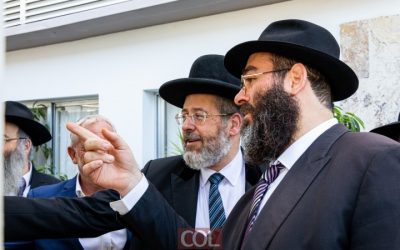 Le Grand Rabbin d’Israël participe au Congrès des Chlou’him du Rabbi à Chypre