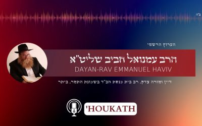 Guimel Tamouz : Le Rabbi – le Cohen purificateur