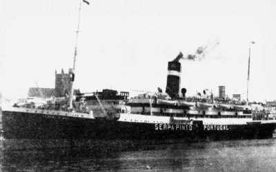 Le 17 Sivan 1941, le Rabbi et la Rabbanit prirent place à bord du paquebot «Surpa Pinta» qui quittait Lisbonne, au Portugal, pour les Etats Unis