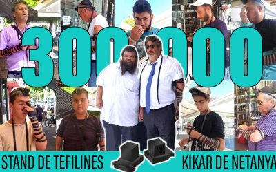 300 000 paires de Téfilines : L’impact transformateur du Rav Mendy Laloum sur le Kikar de Netanya