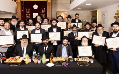 Beth Habad de Romainville : 30 nouveaux rabbins reçoivent leur Semikha, suite à une formation assidue de deux ans au Beth Midrach Online