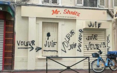 Choc à Levallois-Perret : Des tags antisémites trouvés sur un restaurant Cacher