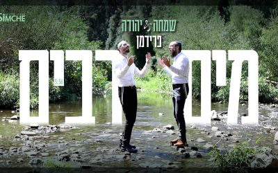 Regardez : « Maïm Rabim », le bouleversant et inattendu duo des frères Sim’ha et Yéhouda Friedman