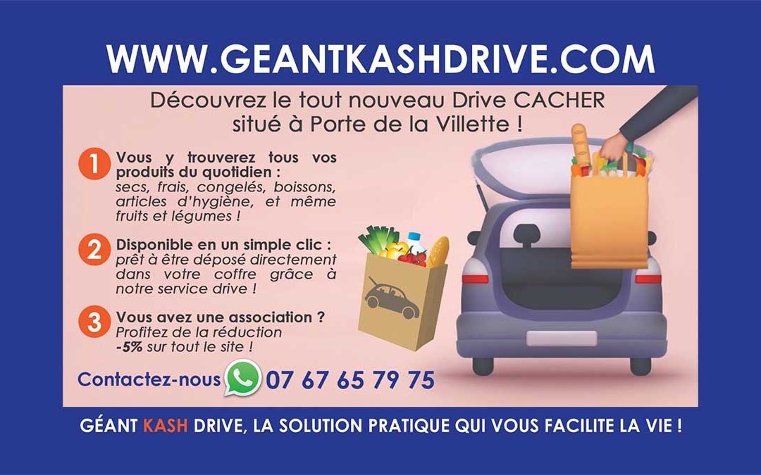 GÉANT KASH DRIVE : Le nouveau supermarché casher en Drive à la Porte de la Villette !