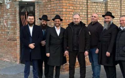 Haditch : Des responsables ukrainiens visitent le Ohel de l’Admour Hazaken