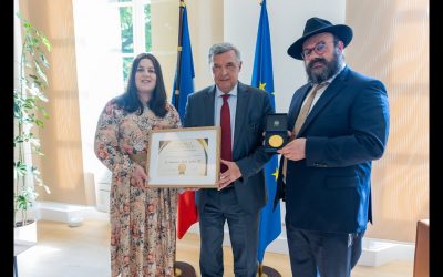 Le Beth Habad 77 a reçu la Médaille d’Honneur du Travail du Département de Seine-et-Marne