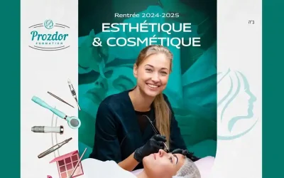 Rentrée 2024-2025 : Prozdor ouvre une nouvelle formation CAP Esthétique Cosmétique et Parfumerie.