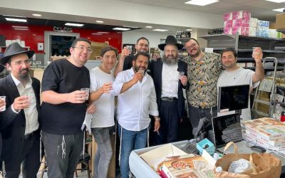 Inauguration du nouveau Leader Cash à Marseille 13e en présence du Rav Mendel Azimov