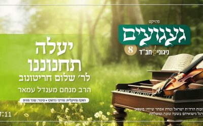 « Yaalé Ta&rsquo;hanounénou par R&rsquo; Shalom &lsquo;Haritonov | Rav Menahem Mendel Amar | Gagouim no8