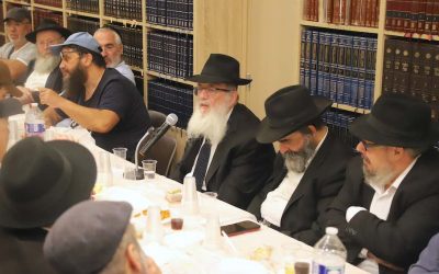 Regardez : Farbrenguen de Youd Beth Tamouz 5784 avec le Rav Haim Mellul au Beth Habad de Flandre