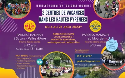 Été 2024 : Deux colonies de vacances juives au cœur des Pyrénées