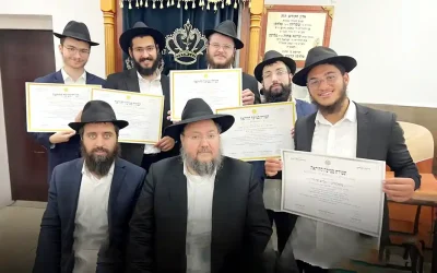 Daat Menahem Jérusalem : Remise des certificats de Smikha