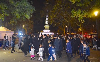 Beth Loubavitch : Simhat Beth Hachoeva 5785 sur la place de la Bastille