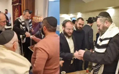 Célébration du 10e Yortzeit du Rav Chmouel Azimov au Beth Haya Mouchka et au local de la rue Lamartine