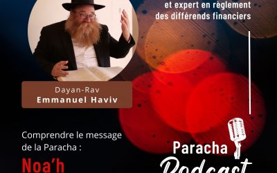 Paracha Podcast : Noa’h par le Rav Haviv