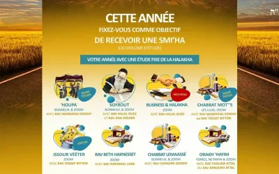 Lemaan Yilmedou France 5785 : Nouveaux Programmes d&rsquo;Étude et de Smi’ha !