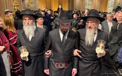 Mariage des enfants des émissaires Rav Berel Lazar, Grand Rabbin de Russie et Rav Avraham Wolf, Rav de la ville d&rsquo;Odessa