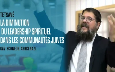 La diminution du leadership spirituel dans les communautés juives n&rsquo;est pas un accident de parcours
